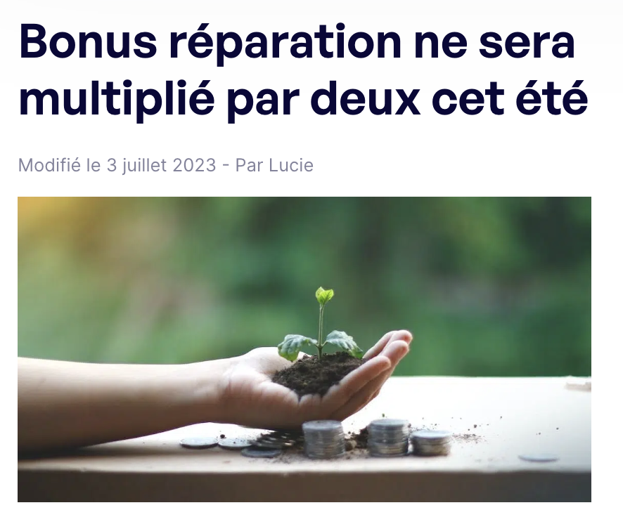 stef_Compare's tweet photo. Et bien non ... le #BonusReparation ne sera PAS multiplié par deux en juillet ... 
❌ https://t.co/FL557qTsPf

#Inflation #PouvoirDachat #Reparer #Ecologie #Recyclage #Budget https://t.co/dfmQvhnHmF