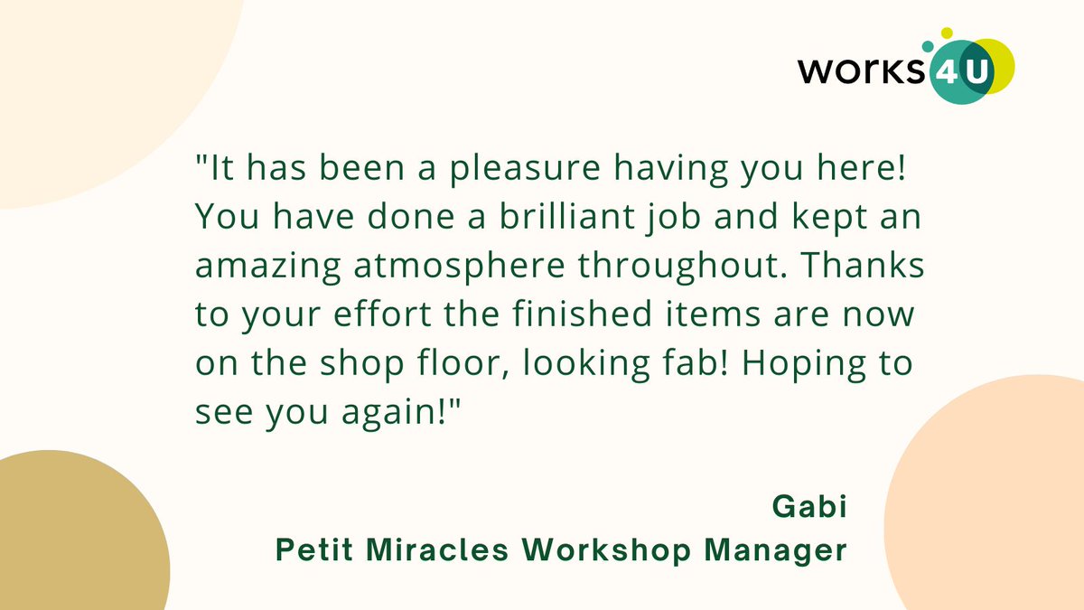 🌟💚 We are thrilled to share some feedback we received from one of our recent projects. 🌻✨
To book your impactful project, email martyna@works-4u.com. 
#volunteeringproject #businessvolunteering #charity #communityproject #volunteersinaction #cityfarm #socialimpact #csr