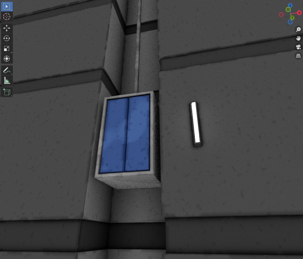 Habe für ein kleines Nebenprojekt einen Fahrstuhl in Blender modelliert, der bald in #unity3d ein neues Zuhause finden wird 💙

#blender #blender3d #elevator #lowpoly