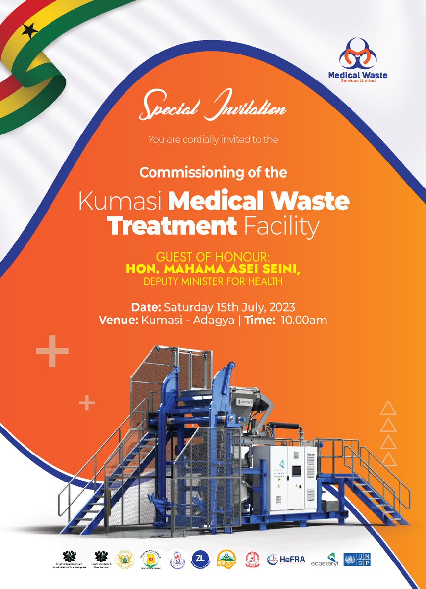 Exciting news! The Jospong Group is on a mission to tackle medical waste like a boss! Get ready to witness the epic commissioning of their waste treatment facility in Kumasi on 15th July 2023. Let's turn trash into treasure, folks! 🌟 #JospongGroup #KumasiMedicalWaste