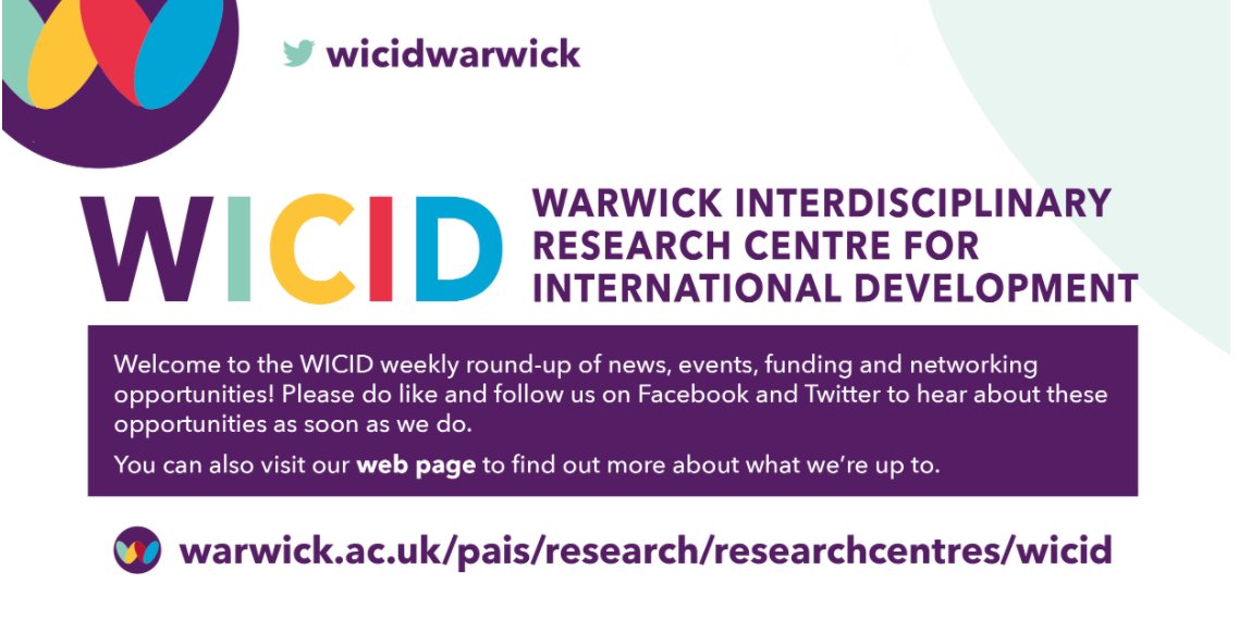 📣WICID Newsletter 13 July📰 Our bimonthly newsletter is out. This is our last newsletter of the academic year - we will be back in October! Check it out for information about our upcoming events, opportunities, funding, and more: mailchi.mp/948c4eeddcf3/w…