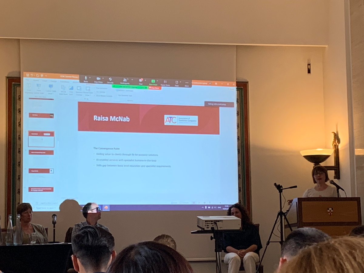 Begoña Rodríguez kicking off the @UCML UCFL Plenary Session on ‘#Translation and #Interpreting #Studies in the #UK today’ with an impressive panel from @APTIS_UKI @CIOL_Linguists and other stakeholders 

…iversity-council-modern-languages.org/2023/06/08/sum…

#xl8 #t9n #1nt #languages 

@HW_LifeinLINCS