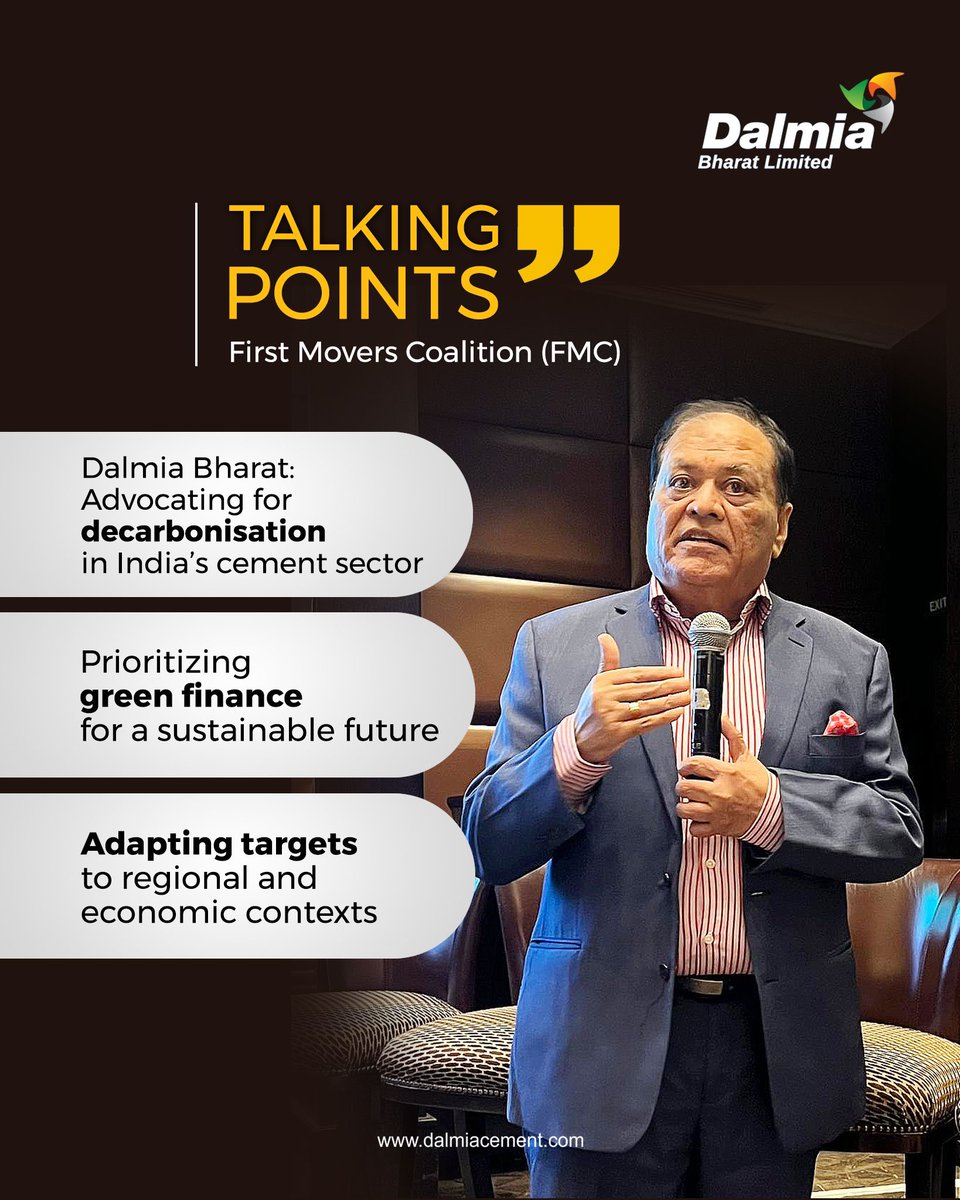 Our MD &amp; CEO, Mr. Mahendra Singhi, took the stage at the esteemed World Economic Forum’s India In Country workshop at Hotel Leela, Delhi.

Singhi Ji's insightful keynote shed light on India's cement sector's outstanding progress in decarbonization. He emphasized the crucial role