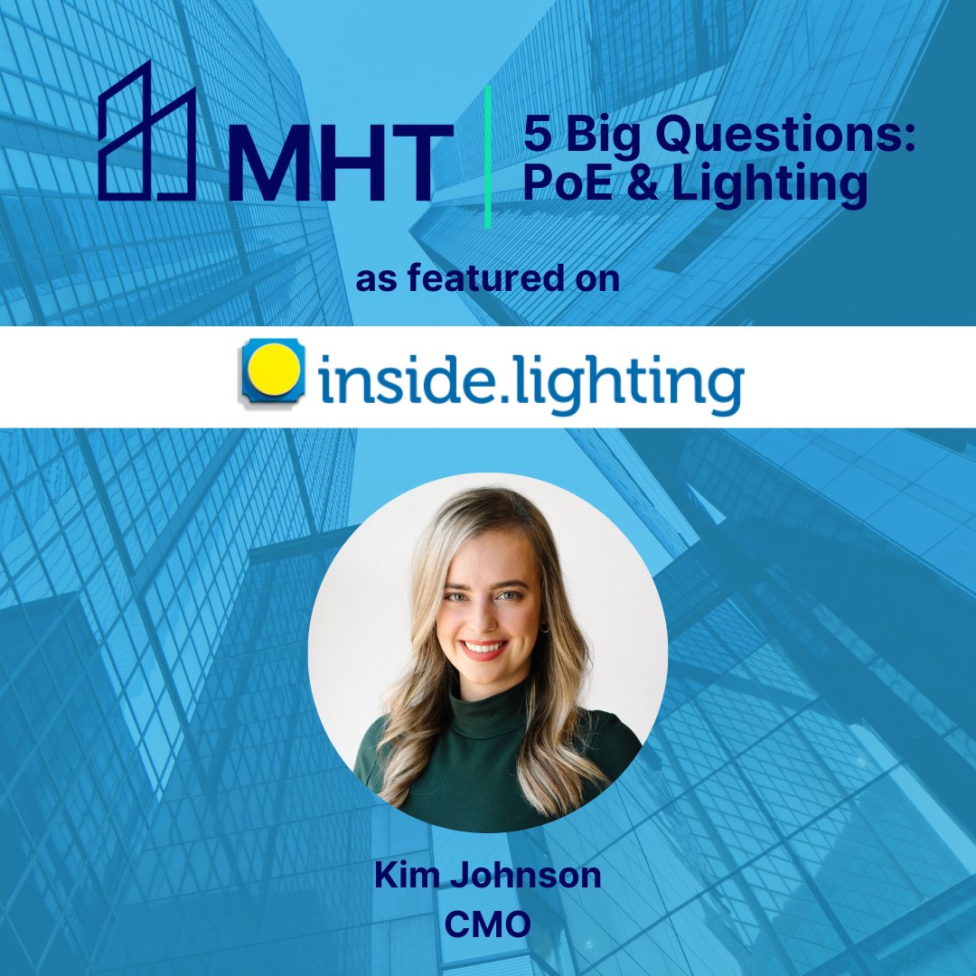 Flashback Friday: Our CMO, Kim Johnson, discussed the intersection of PoE technology and commercial projects on the inside.lighting podcast in April. Check out the full episode here:

inside.lighting/news/23-04/5-b…

#poe #lighting #smartbuildings #technology
