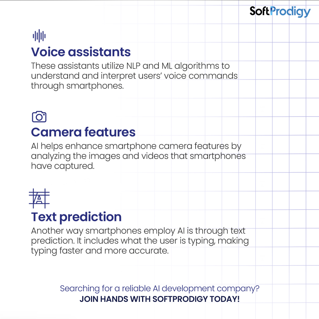 SoftProdigy's tweet photo. As of now, #AI is disrupting every sector, but smartphones, in particular, have been transformed significantly by this #technology.
Read more: https://t.co/mBC991Yilk
#AIinSmartphones #MobileAI #TextPrediction #AIRevolution #TechBlog #MobileDevelopment #TechInsights #SoftProdigy https://t.co/gxy9SrrOhu