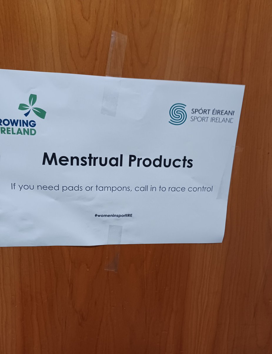 ceara_o's tweet photo. If you're at the #2023IrishRowingChampionships and need menstrual products we have you covered. Theres enough to be focus on with racing and the rain 🤣🚣‍♀️ #womeninsportIRE
@RowingIreland @sportireland https://t.co/6rlhpeNS26
