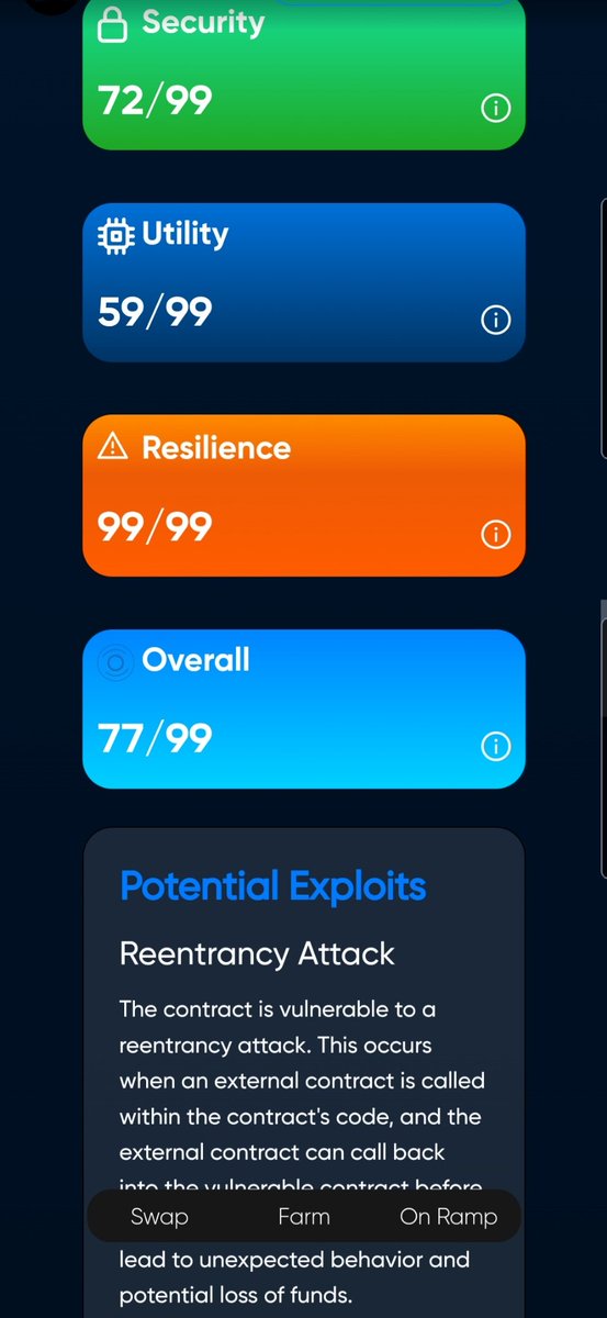 cryptonextdoorz's tweet photo. I used @DeFi_ARC $ARC swap to audit @VetmeToken $VETME and i'm not really happy with the results #ARCaudit #ARCswap https://t.co/ZAwZ1RIXz8