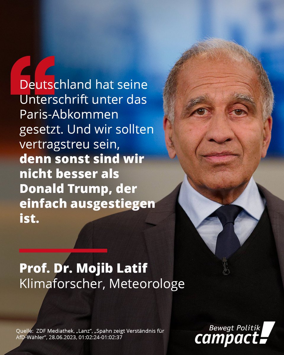 Diese Doppelmoral ist gefährlich. 🛑

Die Welt ist heiß wie nie und ein Extremwetterereignis jagt das nächste. Die Ampel muss endlich anfangen, Deutschland konsequent auf 1,5-Grad-Kurs zu bringen.

🔁 RT und setze ein Zeichen: Wir brauchen jetzt wirksamen #Klimaschutz.