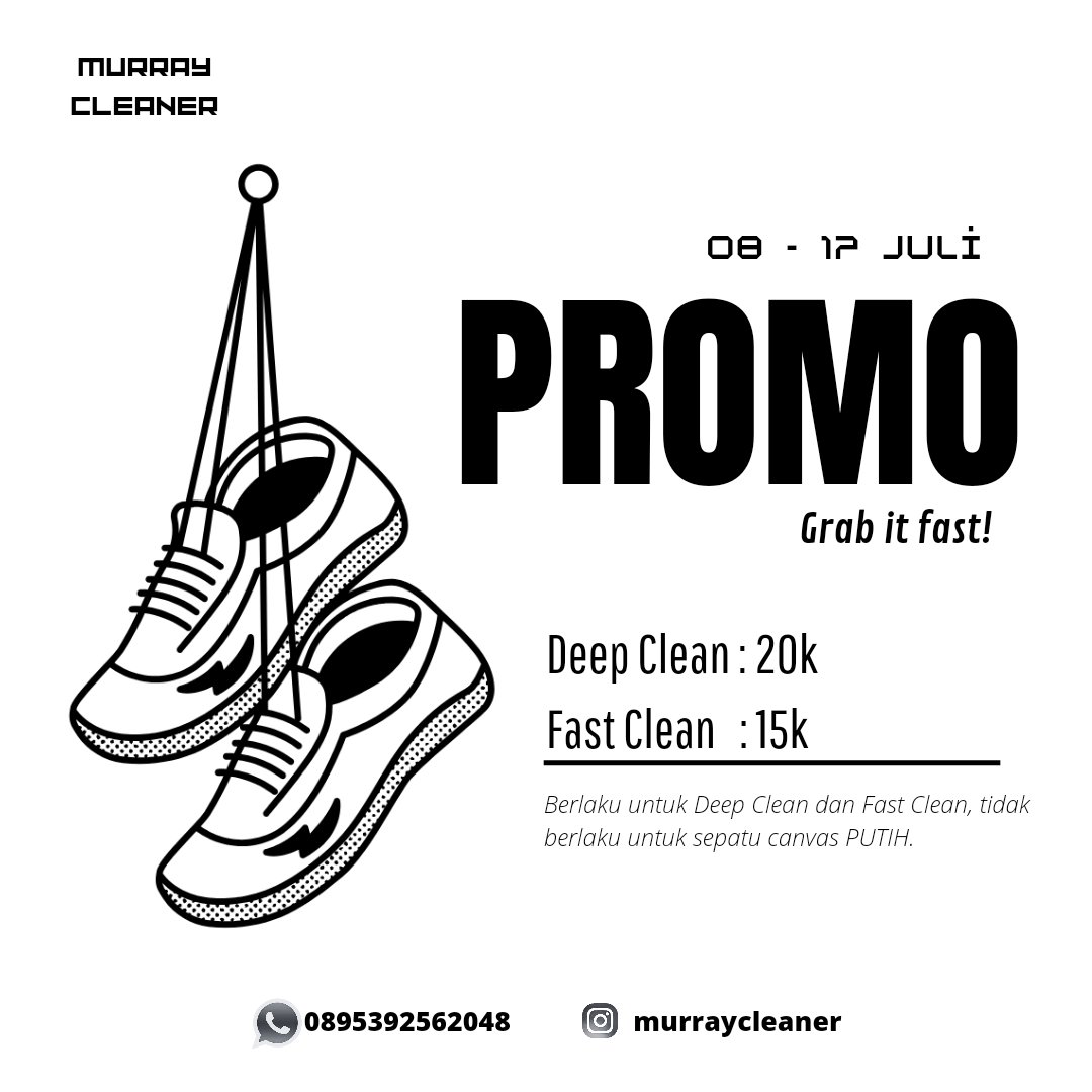 Rafiiwj_'s tweet photo. Promo yang engga bakal bikin kantong jadi kering
Lokasi : Ngringo palur, jaten, karanganyar.
#solo #soloinfo #karanganyar #diskonsolo #promosolo #cucisepatusolo #cucisepatuuns #UNS https://t.co/b4pyOy3Pjm