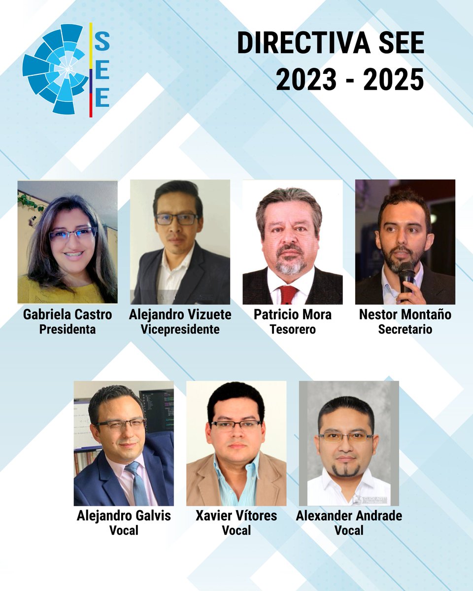 Sociedad Ecuatoriana de Estadistica on Twitter "Directiva de la