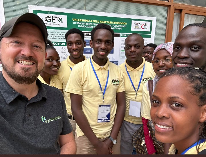 katosebunya1's tweet photo. Dr John Cumbers thanks so much for the overwhelming support to our makerere University iGEM team 2023 @otimgeoffrey25 @johncumbers @JensenRasmus @TodaDogs @LanzaTech @igemmakerere22 https://t.co/GwIVSRgcBa