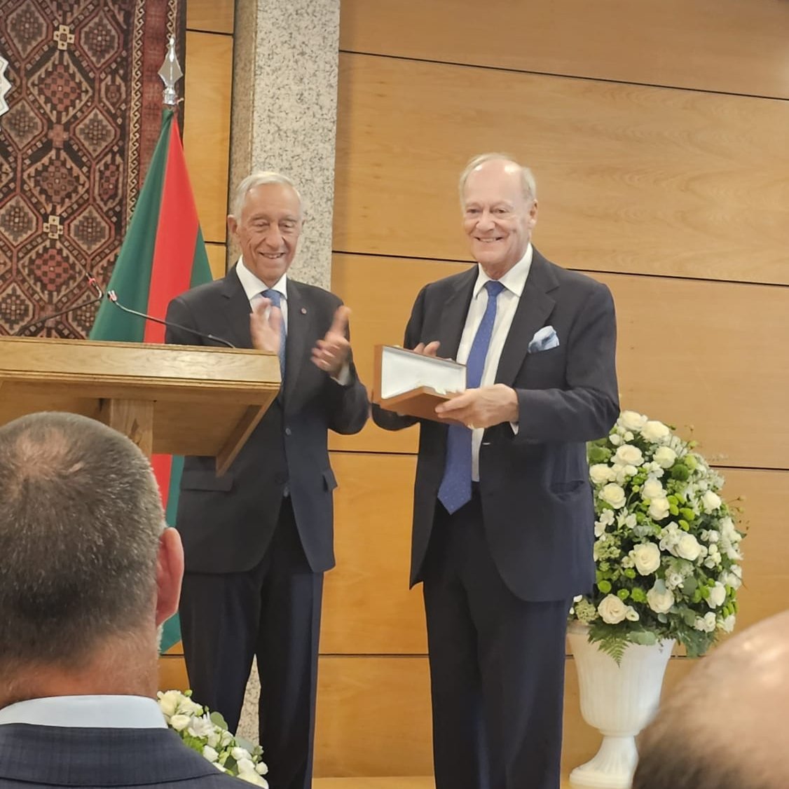 ShapiraDor's tweet photo. Foi uma grande honra para mim participar ontem nas celebrações do 25º aniversário do @TheIsmaili em #Lisboa, na presença do #Presidente da República Portuguesa, do Príncipe Aga Khan, do Presidente da comunidade, do representante diplomático da comunidade #Ismaili e de muitos amigos. 
Desejo a esta querida comunidade muita sorte, sucesso, saúde e muitos mais anos de trabalho conjunto em prol da coexistência e da #paz entre as #religiões.
