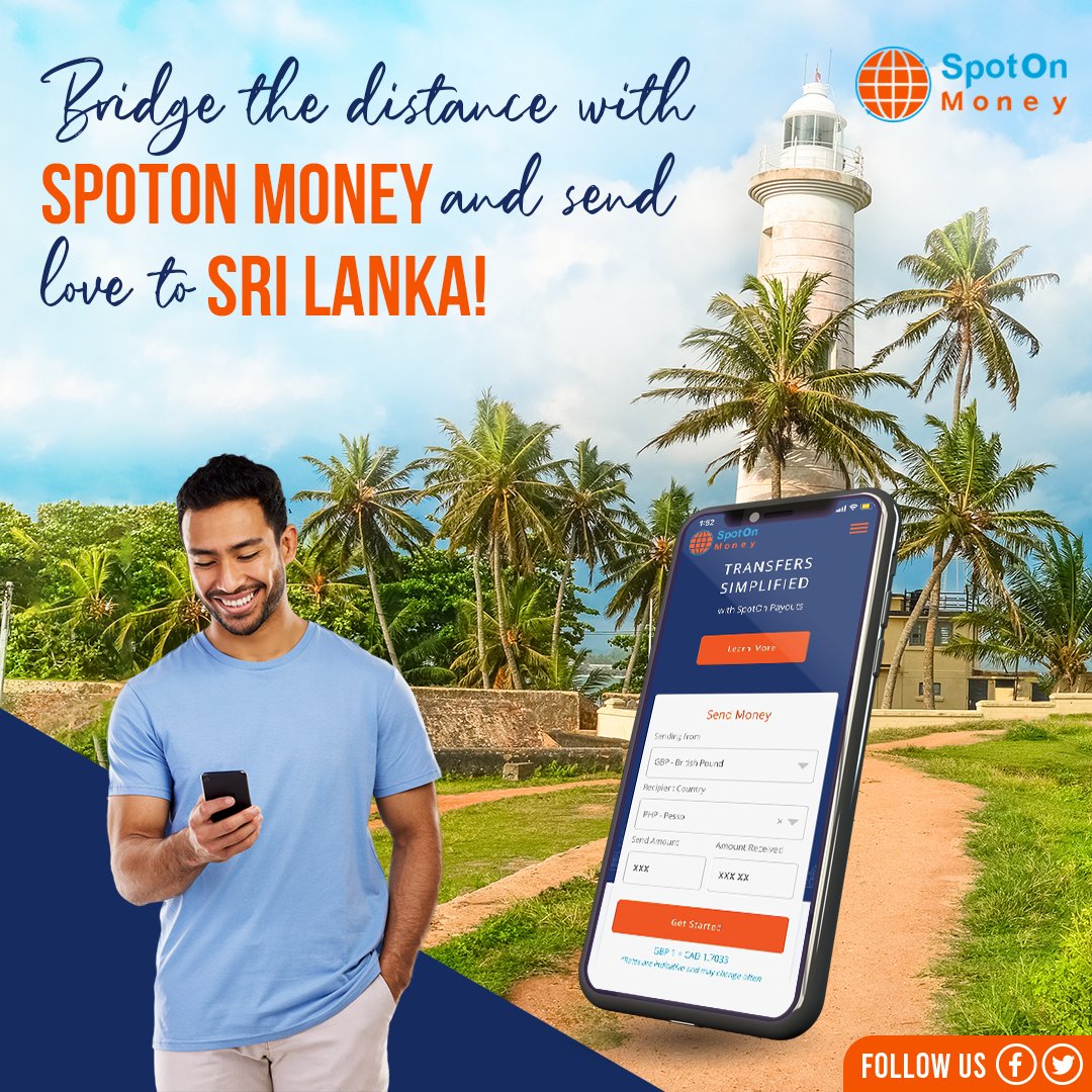 No matter the miles that separate you, our seamless money transfer service makes it effortless to show your loved ones how much you care. Connect with your family and friends in Sri Lanka today.

#srilanka