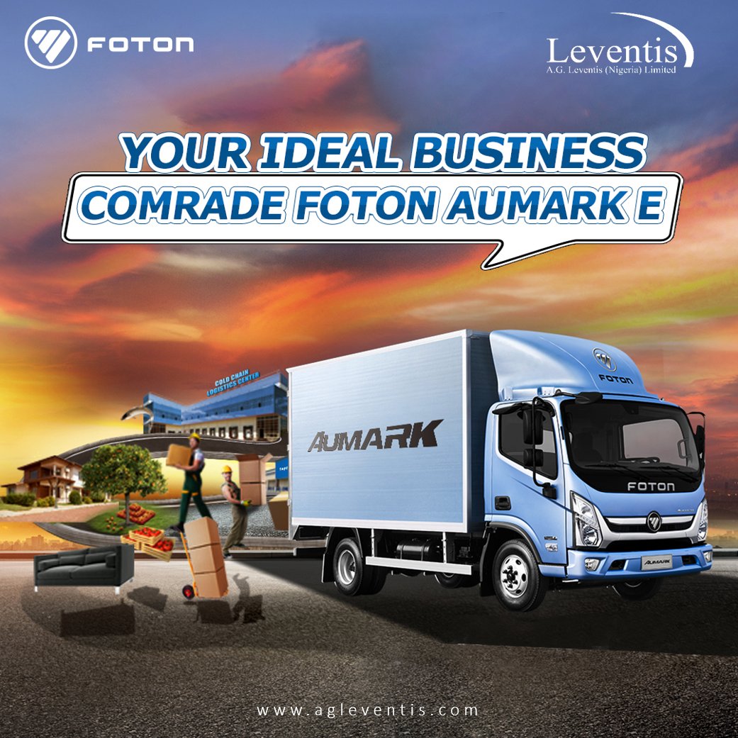 AGLeventisPlc's tweet photo. Trust in the exceptional quality and performance of Foton Aumark Truck perfect for any business requirements.
Get a quote today.
Call 0800-055-5555 (Toll-free) or send an email to info@agleventis.com
#Buytruck
#Foton #Aumark #qualitybrands #Agleventis #FotonNigeria https://t.co/9X05t4KQkj