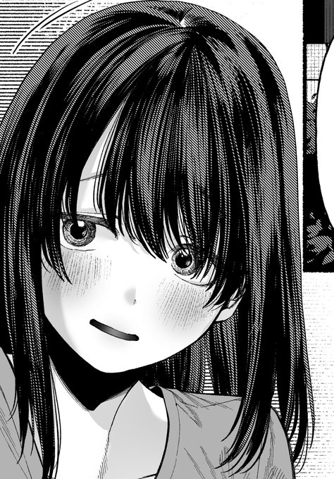 赤ら顔の女の子だいすきだから割と常に描いてる#ほっぺの斜線は可愛い 