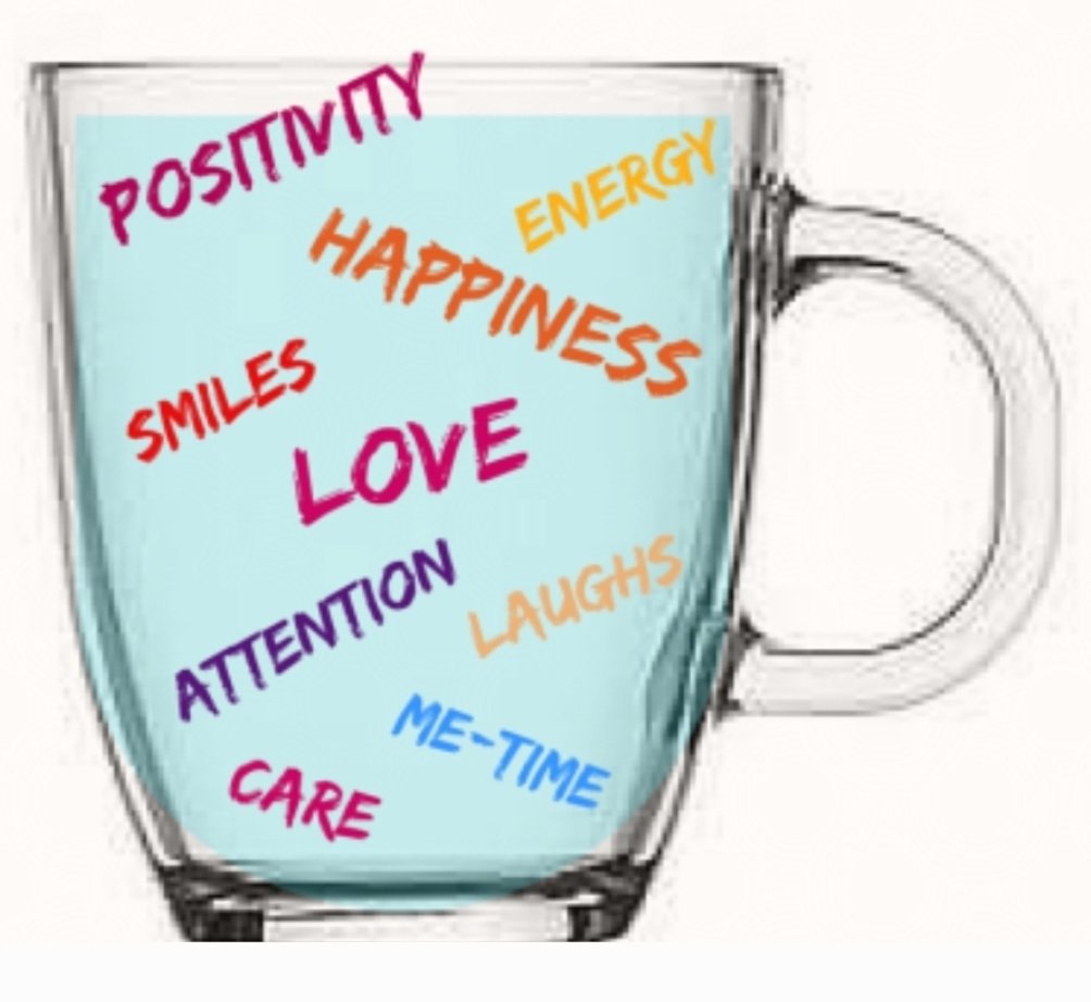 My bucket was certainly  full at the end of June.  So I'm learning to fill my cup instead. #selfcare