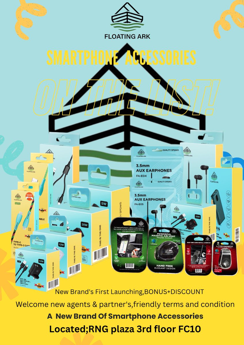 floating_ark's tweet photo. Check out!!! There is a new ARK in the city @floating_ark .For all Smartphone accessories .With 20 years of OEM Manufacturing experience for the world .Quality speaks #floatingark 💯💯 https://t.co/XMtIFaiTul