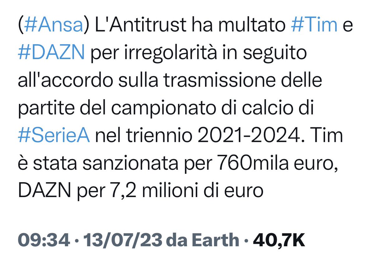 MGBasolu's tweet image. Non ho ancora capito se in @FIGC e @SerieA siano sprovveduti o in malafede! 🤔Parlano Facinorosi e PecorelleSmarrite e di Pirateria!  W @JuventusTV 
#DisdettaAfflittiva #DisdettaSkyDazn