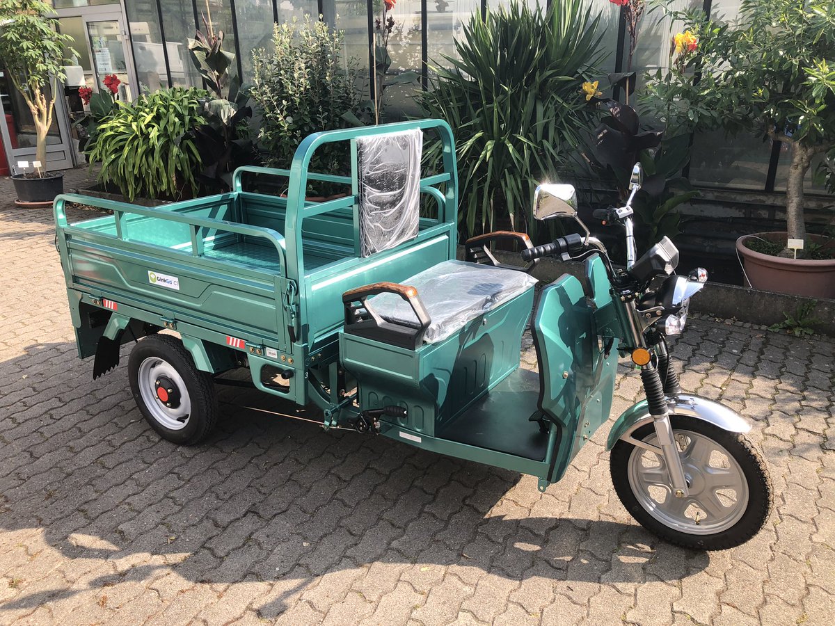 Mit unserem neuen E-Trike haben wir einen weiteren Schritt in Richtung einer klimafreundlicheren Gartenpflege gemacht. Unsere Transporte finden jetzt emissionsfrei statt. Für ein GUTES KLIMA Wandsbek und einen für Sie ungestörten Besuch in der blühenden Osae. <a href="/BAWandsbek/">Bezirksamt Wandsbek</a>