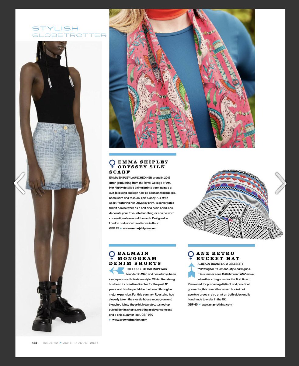 adrianpgibson's tweet photo. My Summer Fashion Picks for the Stylish Globetrotter section of The Cultured Traveller Magazine, Part 2
#culturedtravellermagazine #stylishglobetrotter #summerfashion #fashionpicks #cutlerandgross #kenzo #lacoste #pondlondon #rondorff #balmain #emmajshipley #anz #cdlp https://t.co/DNfujUfmZR