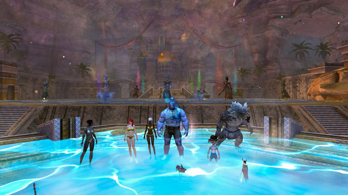 itsPeerfekt's tweet photo. Had a blast with @Artyo_TV slapping some Wing 7 butts! 🔥⚔️
A little pool party afterwards to relax and the evening was complete, thank you for the training mate!🌴🥥

#smallstreamer #twitch #twitchDE #guildwars2 #raids #mmorpg #supportsmallstreamers https://t.co/TOaGSBkUig