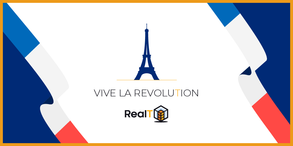 🎉 🇫🇷 Celebrate Bastille Day with RealT: Vive la Révolution! 

On this special day, RealT joins in the celebration of Bastille Day, honoring the French spirit of liberty, equality, and fraternity. 

From all of us at RealT, we wish you a joyous and inspiring Bastille Day!