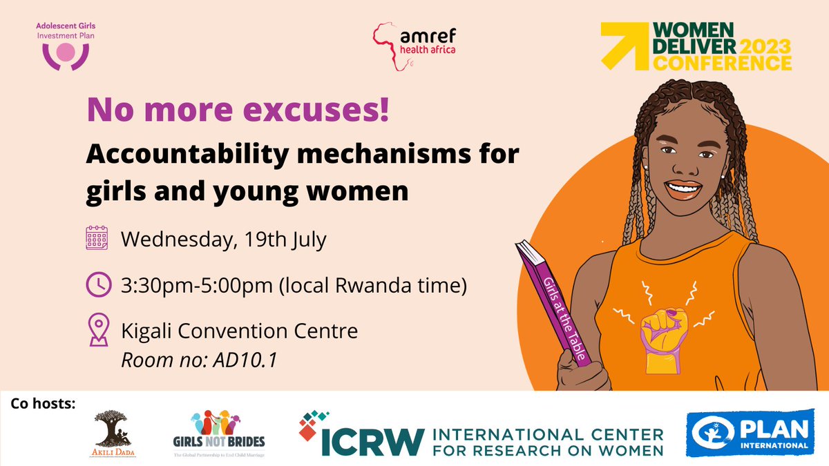 We work with and for the girls; this implies accountability and transparency. At #WD2023, join the discussion on accountability mechanisms for girls and young women.