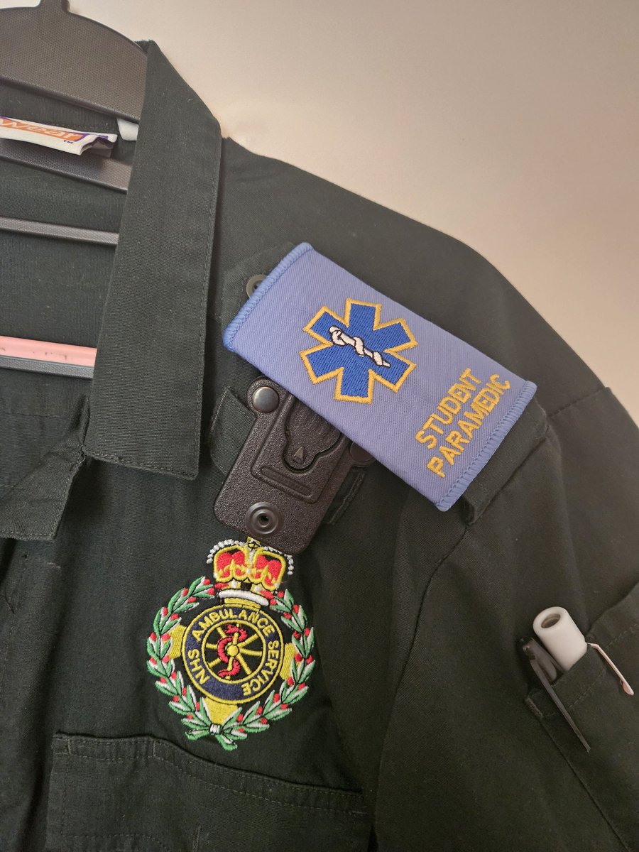 Uniform will be looking a little bit different from this week as I start my #StudentParamedic journey 🚑 remaining full time with @swasFT and learning on the job. Tough two years ahead, but I'm excited to learn and challenge myself like never before 💪🏼😊