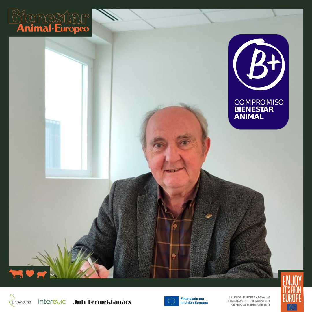 Provacuno's tweet image. 🇪🇸 España es líder en bienestar animal. Para el presidente de SEPROBA, "la certificación acreditada B+ Compromiso Bienestar Animal garantizará que la carne que llega al consumidor procede de animales que han vivido en las mejores condiciones".

#EUAnimalWelfare #EUAgriPromo
