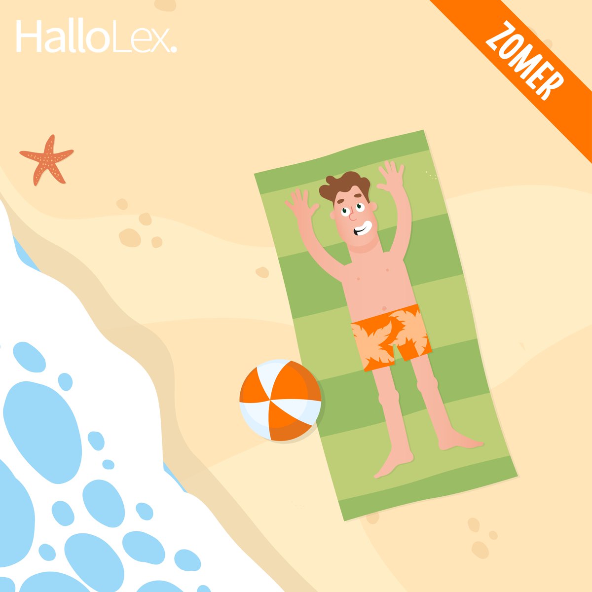 De zomervakantie staat voor de deur ☀️

In de vakantie staat Lex klaar met zijn juridische documenten 📑 Zo kun jij ook in de vakantie werken aan de juridische gezondheid van jouw onderneming 🚀

Fijne vakantie namens Lex 🏝

#vakantie #zomer #hallolex