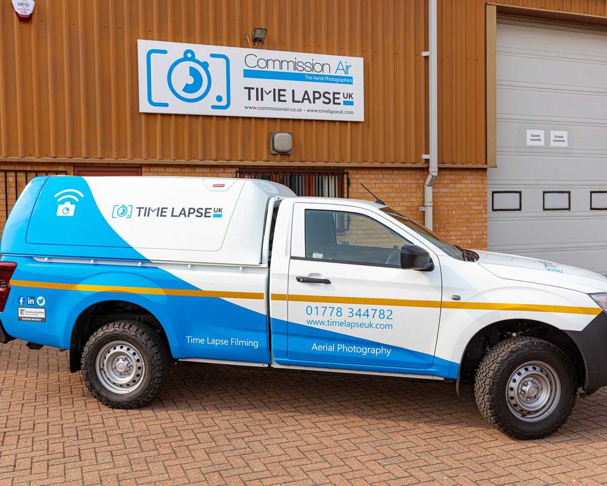 TimeLapseUK_'s tweet photo. Introducing the latest member of our team, great for those hard-to-reach sites!👏 Thanks to @Isuzuuk @SXPeterborough CloseMotorCompany https://t.co/fPI5kSMfdT
