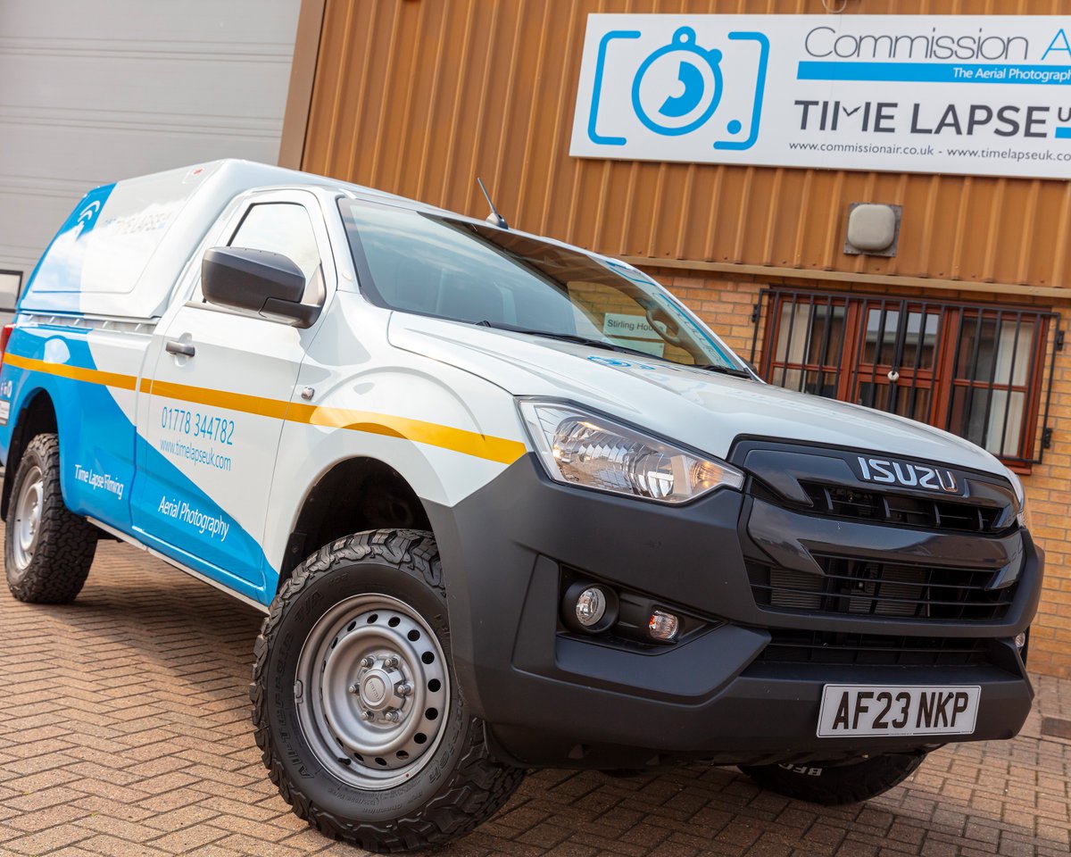 TimeLapseUK_'s tweet photo. Introducing the latest member of our team, great for those hard-to-reach sites!👏 Thanks to @Isuzuuk @SXPeterborough CloseMotorCompany https://t.co/fPI5kSMfdT
