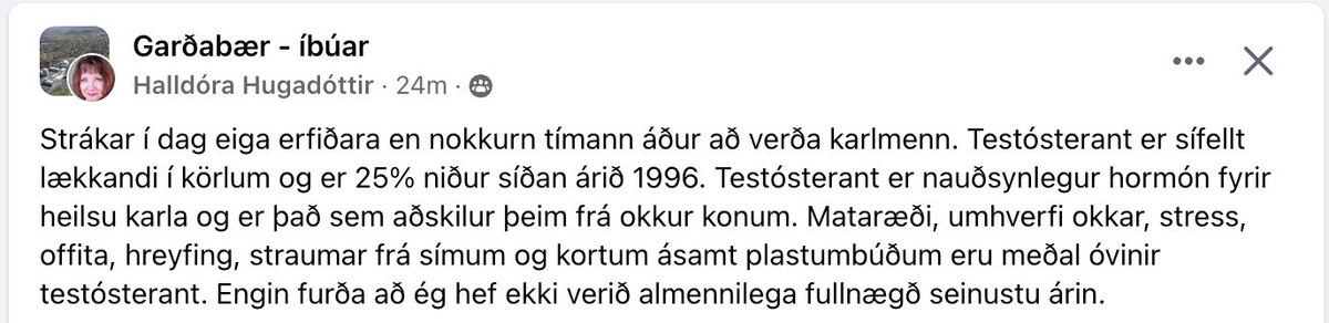 já bara góðan daginn garðabær