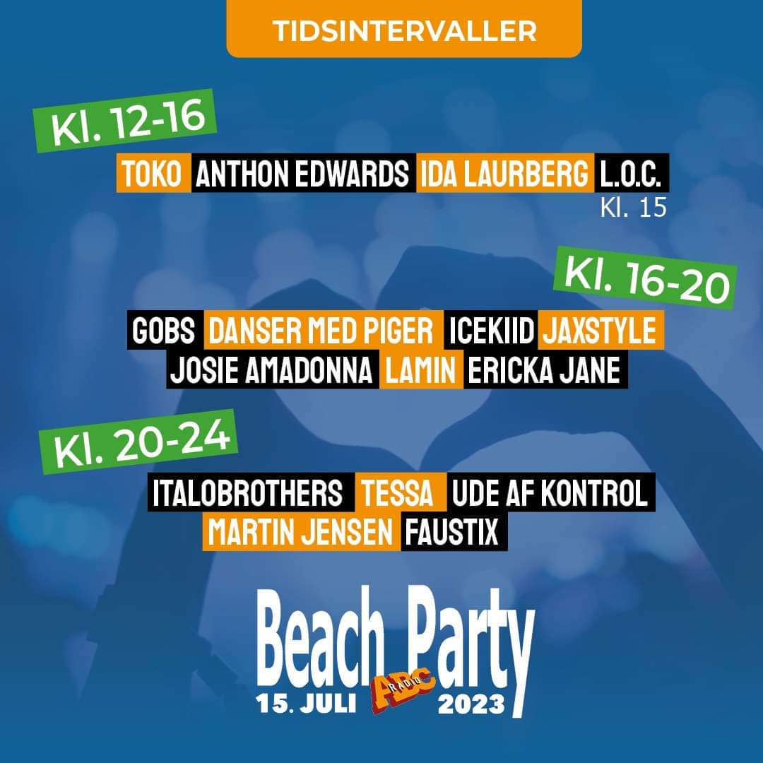 Dania Games (@daniagames) on Twitter photo Vi ses på stranden i Grenaa i morgen/lørdag, hvor <a href="/RadioABCdk/">RadioABCdk</a> holder Beach Party 2023 med <a href="/erhvervsakademi/">Erhvervsakademi Dania</a> som sponsor 🎶🎵
Så hvis du vil med, så køb din billet for kun 125 kr. på beachparty.dk Vi ses på stranden i Grenaa i morgen/lørdag, hvor <a href="/RadioABCdk/">RadioABCdk</a> holder Beach Party 2023 med <a href="/erhvervsakademi/">Erhvervsakademi Dania</a> som sponsor 🎶🎵
Så hvis du vil med, så køb din billet for kun 125 kr. på beachparty.dk