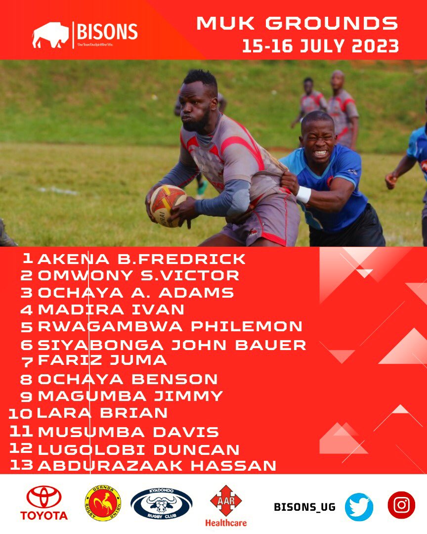 These are the lads for the last dance!

 #URUCentralRegion7s Round_3 at the Graveyard, Makerere. K.O 8AM.
 
#BuffaloNation
#OneTeamOneSpiritOneWin 
#HarderStrongerForLonger