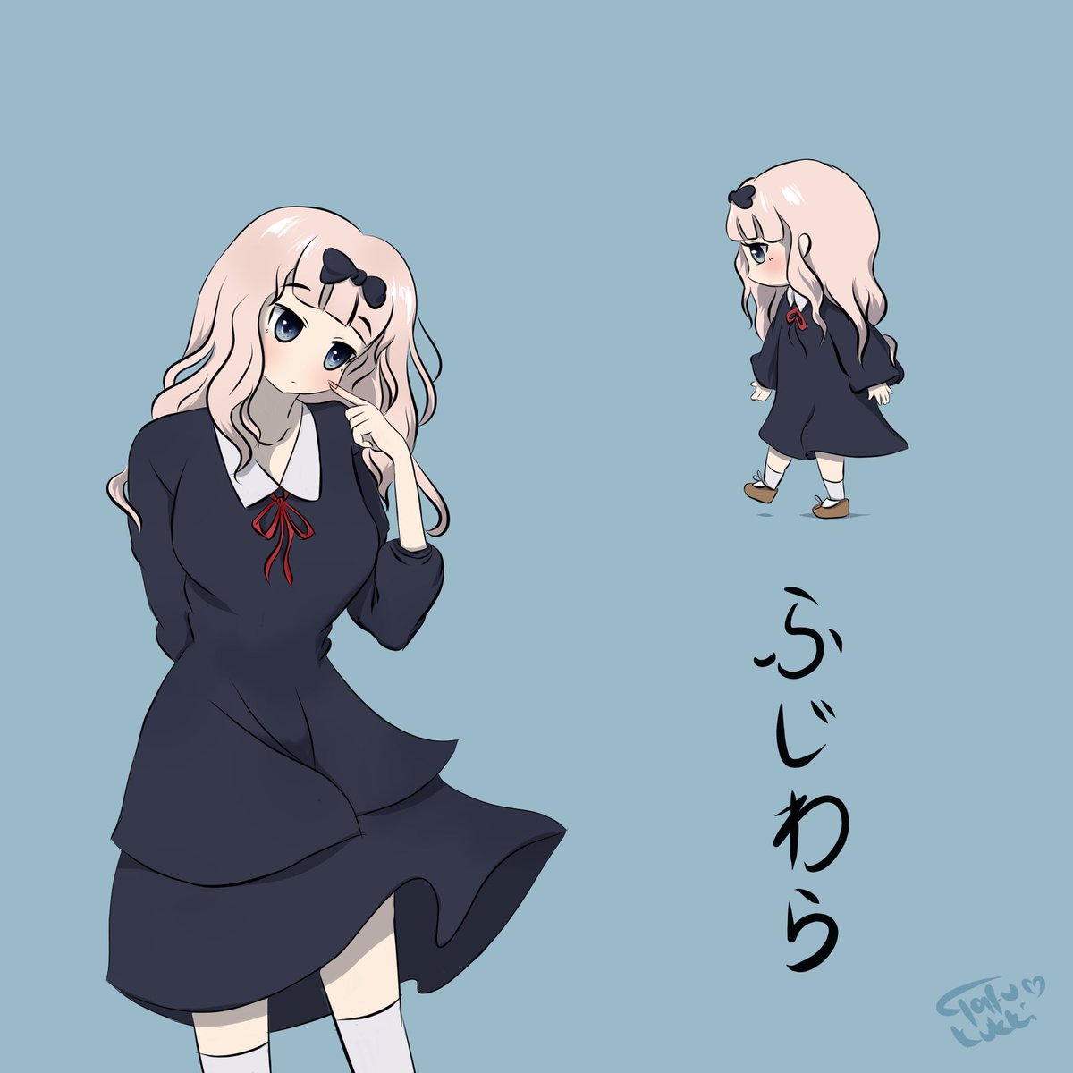 Fujiwara
—-

#fujiwara #illustration #drawing #chibi #art #artist #digitalart #anime #clipstudiopaint #アート #イラスト #그림 #일러스트 #イラストグラム #イラストレーション #アニメ #可愛い #絵 #kawaii #ヨル #animefanart #animeworld #animelover  #animegirl #animedrawing