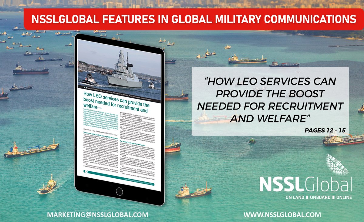 Seafarer #mentalhealth continues to be a focus point for the maritime industry. Fortunately #LEO services, combined with an established #VSAT network, can help improve welfare without affecting mission-critical connectivity. Read more on pages 12-15 here: satelliteevolutiongroup.com/magazines/GMC-…