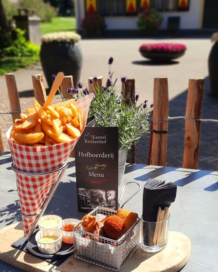 Vandaag is een ideale dag voor een mooie wandeling op het landgoed. Geniet daarna van een lekkere lunch of drankje bij Restaurant de Hofboerderij!