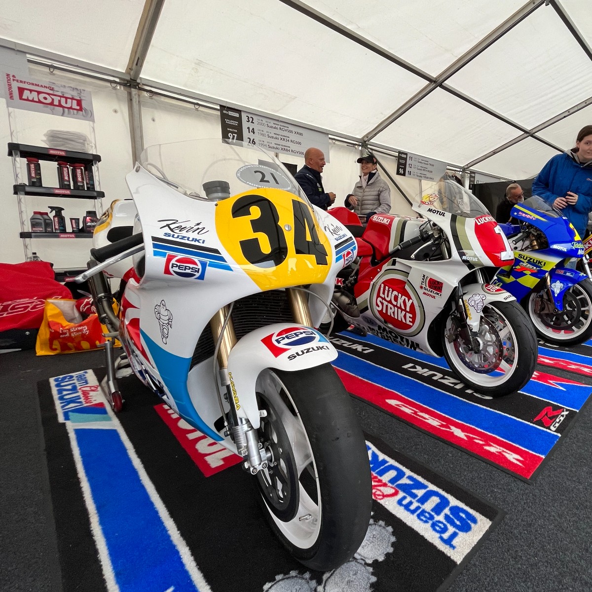 If you are heading along to <a href="/fosgoodwood/">Goodwood FOS</a> today make sure you take a look at these 🔥 #SuzukiBikes #FOS