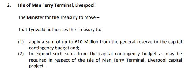 BDSlater1's tweet photo. Ahh right....so it isn't only £10 million. It's also a blank cheque for the entire Capital Contingency Budget. That'll save them having to come back for Tynwald for more money. So that's all good then. https://t.co/1o97t3vGAm