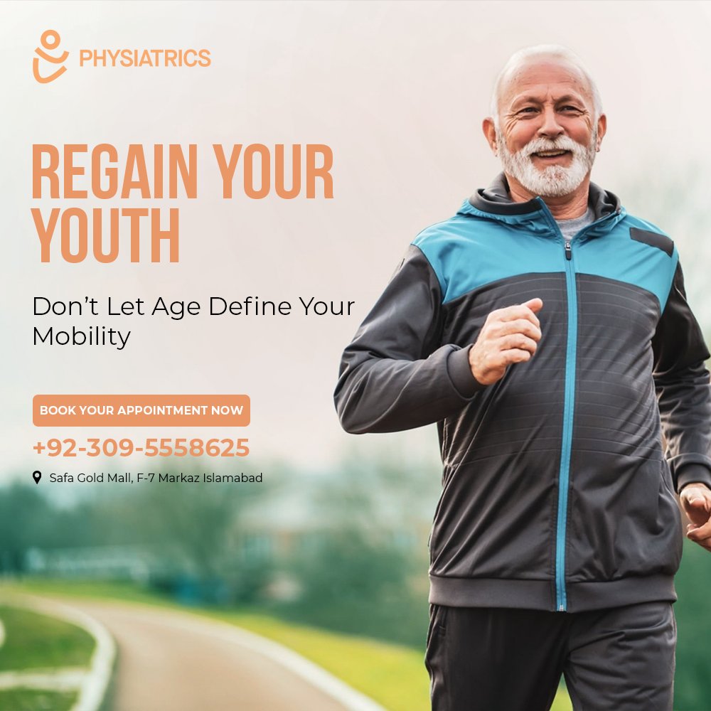 PhysiatricsSafa's tweet photo. At Physiatrics Clinic, we believe age is just a number when it comes to mobility. Let us help you stay active and flexible, no matter your stage in life.
Book Your Appointment now!
π +923095558625
#Physiatrics #PainFreeLiving #RecoveryExperts #CallUs #NoMorePain #MoveWithEase https://t.co/AP1nwaLjVz
