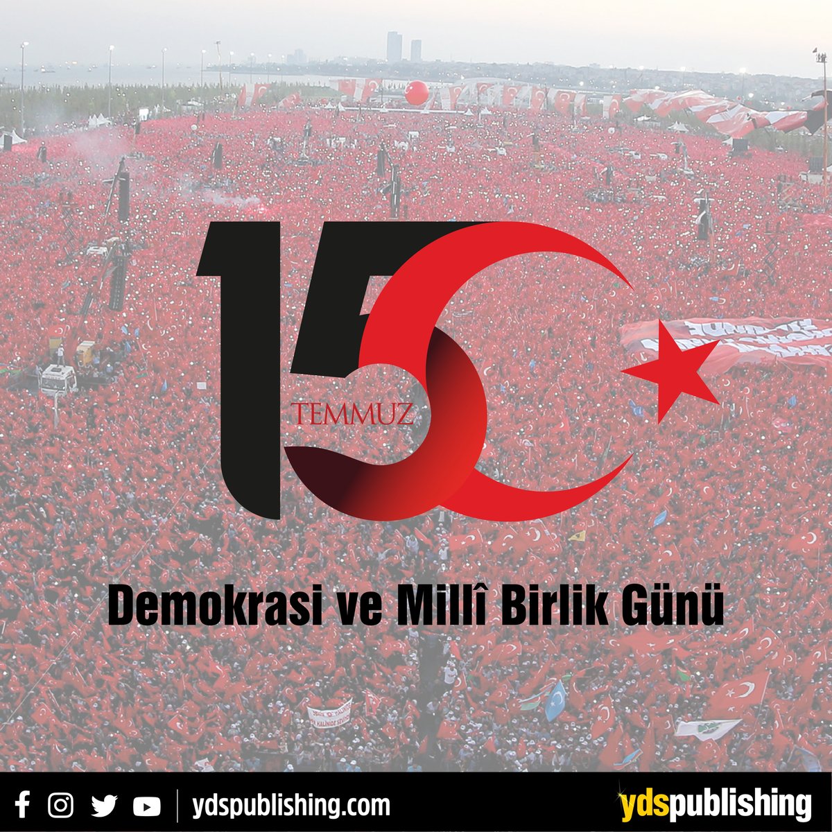 Şehitlerimizi saygı, minnet ve rahmetle anıyoruz. 
15 Temmuz Demokrasi ve Millî Birlik Günü kutlu olsun. 🇹🇷🇹🇷🇹🇷