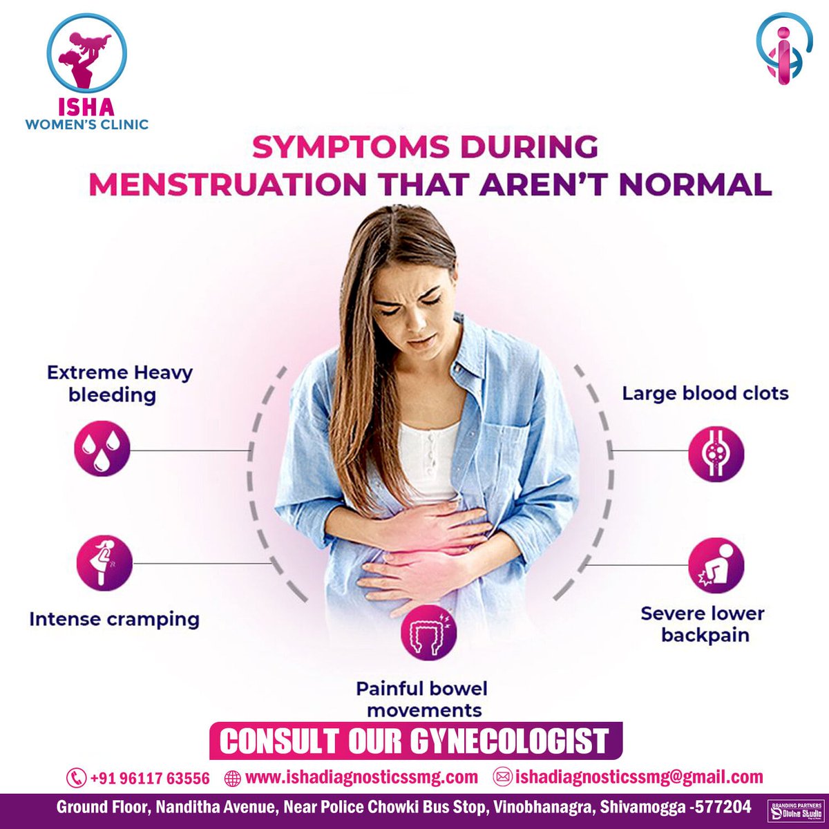 IshaDiagnostic's tweet photo. Symptoms During Menstruation that aren't Normal Consult our gynecologist
📳+91 96117 63556
🌐https://t.co/U3XxxeacJF
#isha #shivamogga #divine_studioPS #pathology #medicine #trending #gynecology #obgyn #menstruation #periods #period #menstruationmatters #menstrualcycle https://t.co/PVCawdQyGU