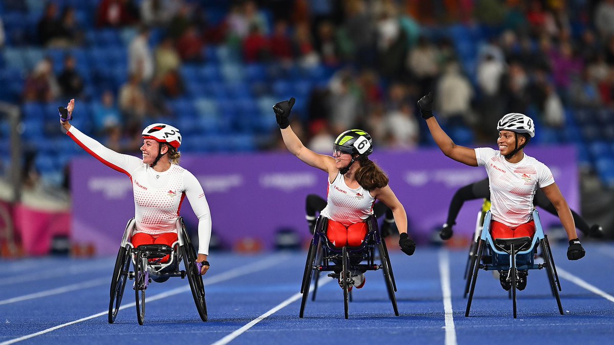 Commonwealth Sport (@thecgf) on Twitter photo Congratulations to the #B2022 athletes enjoying success at the <a href="/ParaAthletics/">Para Athletics</a> World Championships in Paris, including <a href="/HanCockroft/">Hannah Cockroft OBE PLY DL</a> who led a repeat sweep of last year's podium, alongside <a href="/AdeneganK/">Karé Adenegan</a> and <a href="/fabs_andre/">Fabienne André</a>, in the 100m T34 final 🙌 Congratulations to the #B2022 athletes enjoying success at the <a href="/ParaAthletics/">Para Athletics</a> World Championships in Paris, including <a href="/HanCockroft/">Hannah Cockroft OBE PLY DL</a> who led a repeat sweep of last year's podium, alongside <a href="/AdeneganK/">Karé Adenegan</a> and <a href="/fabs_andre/">Fabienne André</a>, in the 100m T34 final 🙌