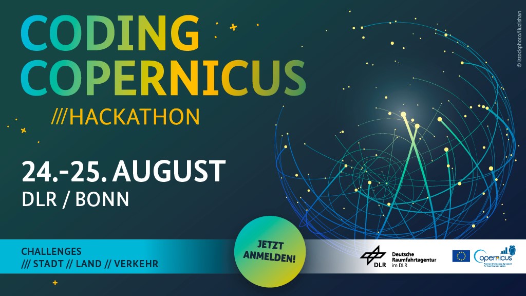 Deutsche Raumfahrtagentur (@dlr_spaceagency) on Twitter photo Jetzt zum Hackathon #CodingCopernicus anmelden! Gemeinsam mit Euch wollen wir neue Ideen finden, um mit Hilfe von Erdbeobachtungsdaten eine nachhaltigere & klimafreundliche Zukunft zu gestalten. Auf Basis von <a href="/CopernicusEU/">Copernicus EU</a>-Daten bearbeitet Ihr im Team eine der 3 Challenges: Jetzt zum Hackathon #CodingCopernicus anmelden! Gemeinsam mit Euch wollen wir neue Ideen finden, um mit Hilfe von Erdbeobachtungsdaten eine nachhaltigere & klimafreundliche Zukunft zu gestalten. Auf Basis von <a href="/CopernicusEU/">Copernicus EU</a>-Daten bearbeitet Ihr im Team eine der 3 Challenges: