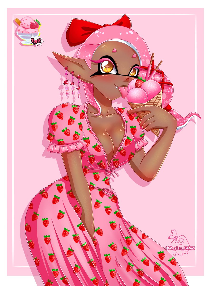 Meylen_ETMZ's tweet photo. Splatfest time!!! Team Nieve de fresa!
Aporte a mi humilde equipo! (>^ω^<)
https://t.co/N4vrWaehYp ⇨COMISIONES ABIERTAS⇦
#meylenetmz #スプラトゥーン3 #Splatoon3 #splatoonart #Splatfest #TeamNieve #TeamFresa #splatoon3splatfest #angiesplatoon #fryesplatoon https://t.co/YK0RcplRaP