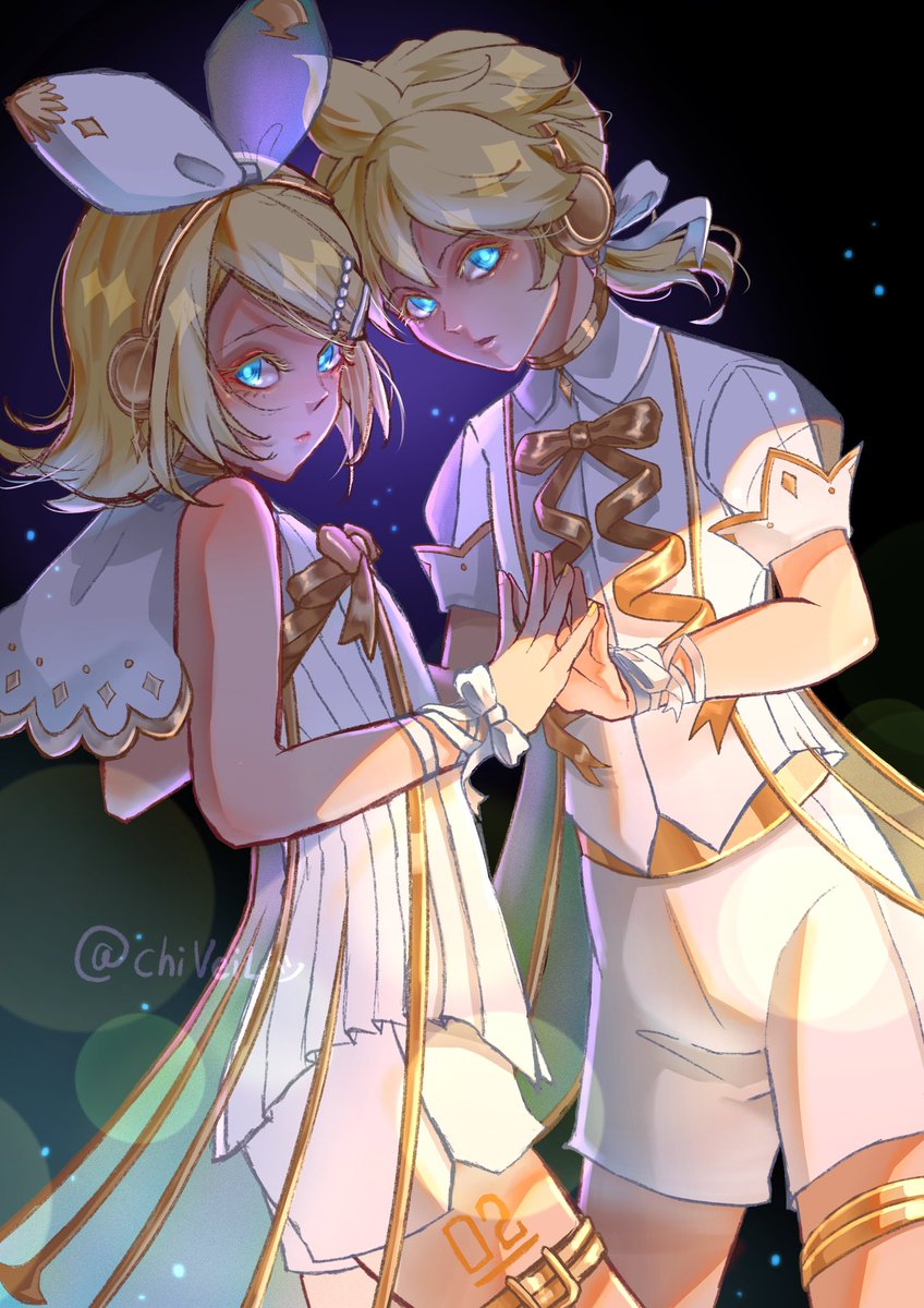chiVeiL's tweet photo. Coloured kagamines and now back to my other responsibilities 🫠 https://t.co/JZcYgcmuLe