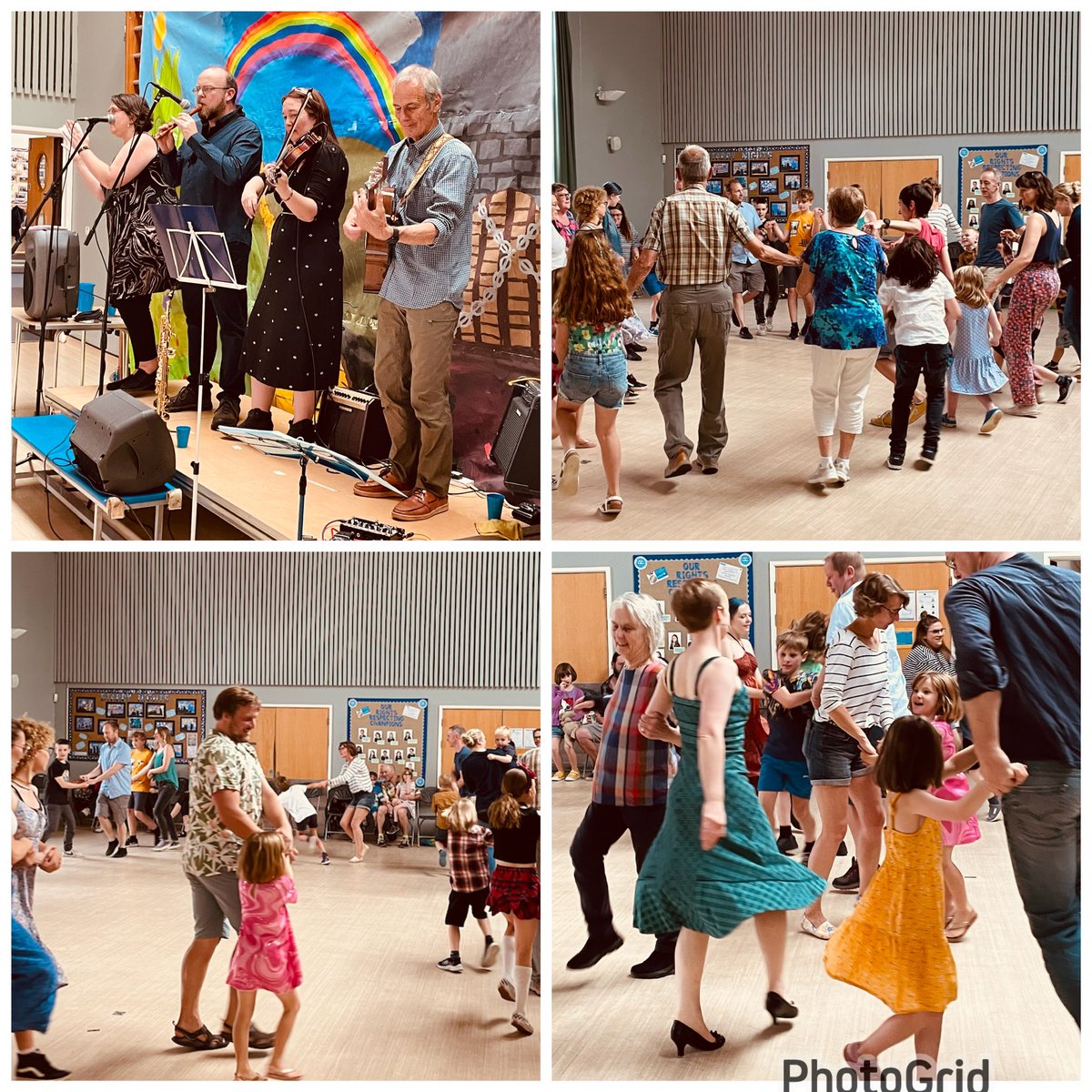 Thank you to the Friends of St Werburgh’s for organising a brilliant ceilidh last night. Live music, dancing and raising money for the school.