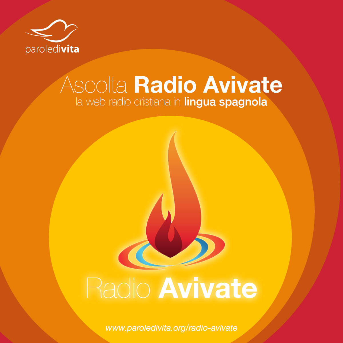 paroledivita's tweet photo. Ascolta Radio Avivate in lingua spagnola, condividilo con i tuoi amici ispanici!

Ascolta su https://t.co/tSt4nr2t82

Dio ti benedica. https://t.co/Y3HoKZIo4P