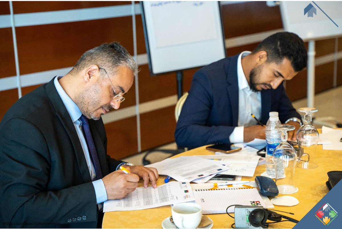 ICMPDinLibya's tweet photo. Meet the new 🇱🇾 trainers from @MFA_Libya, @moigovly and @IMRADS_LY who trained their peers on assisting citizens through consular services! Congratulations to the trainers and participants, good luck for the future trainings 🙌#LIBMITAF @EUinLibya @SEMIGRATION @ICMPD https://t.co/HYe6hHMLFe
